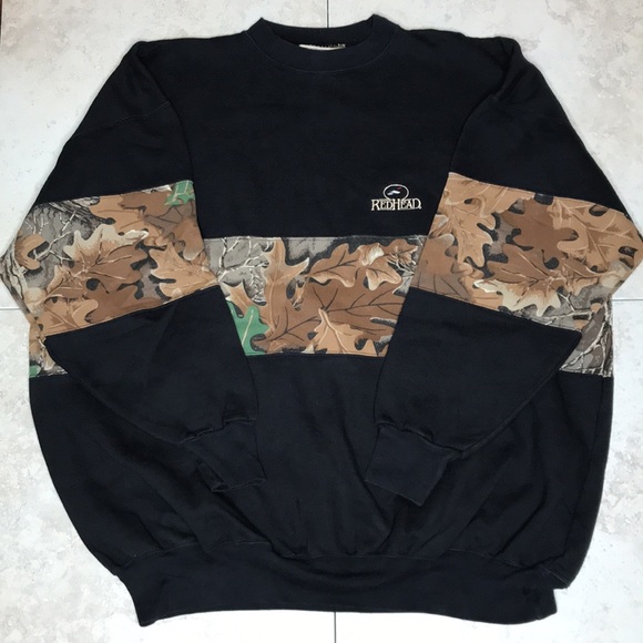 RedHead Other - RedHead Sweatshirt Camo Print Stripe Long Sleeve Pullover Mens 4XL